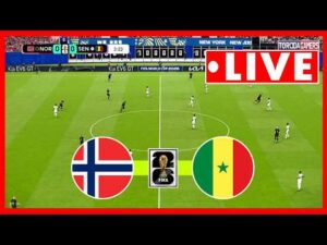 🔴Norway vs Senegal Live | World Cup 2026 | Full Match Streaminng | Video Game Simulation