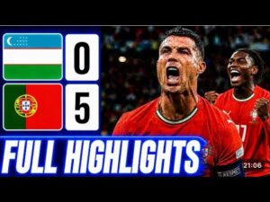 Portugal vs Uzbekistan 5-0 | Match Highlight |FIFA World Cup 2026 Ronaldo Goals & Nuno Mendes & Leão