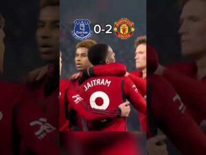Manchester United Vs Everton match Highlights premier League