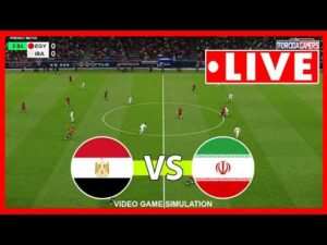 🔴Egypt vs Iran Live | World Cup 2026 | Full Match Streaming | Video Game Simulation