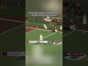 Montana Grizzlies FIRST Touchdown of the 2025-26 Season! 🔥🐻 #Shorts