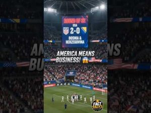 #usa vs #bosniaherzegovina #football #fifa2026 #worldcup #highlights #fifaworldcup #redcard #yt