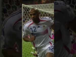 Thierry Henry scores his 6th & final World Cup goal | July 1, 2006 | France vs. Brazil
