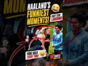 Try Not to Laugh 😂 Haaland’s Funniest Moments Ever!. #haaland #england #premierleague