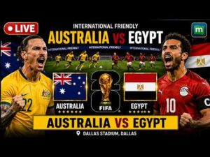🔴 Australia vs Egypt LIVE Today:| FIFA World Cup 2026 Round of 32 | Full Match Watchalong