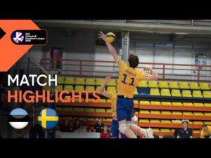 Highlights | Estonia vs. Sweden| CEV Volleyball European League 2026 | Men