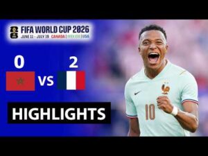 France vs Morocco 2-0 FIFA World Cup Goals Highlights 2026 | Mbappé & Dembélé Goals Highlights