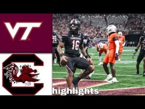 College football week1 2025 highlights south Carolina gane cocks vs Virginia tech