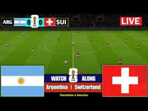 🔴 Argentina vs Switzerland Live | FIFA World Cup 2026 | Full Match Streaming | Video Game Simulation
