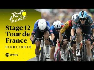 CRASH-MARRED SPRINT! 🫨 | Men’s Tour de France Stage 12 Race Highlights | TNT Sports Cycling