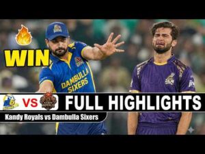 Kandy Falcons vs Dambulla Sixers Match Full Highlights Lanka Premier League 2026 | Kar Vs Das