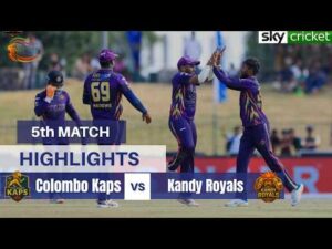 Match 5 Colombo Kaps Vs Kandy Royals Full Highlights Lanka Premier league Sky Cricket1