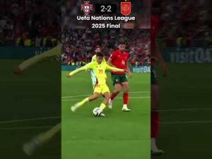 Portugal vs Spain 2025 Nations League highlights✨ #football #ronaldo