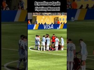 Argentina vs Spain Player fighting moments | fifa world cup highlights | Leo Messi x lamine yamal