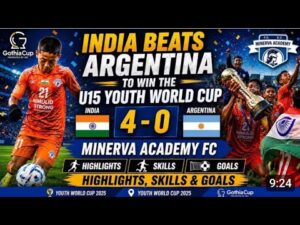 India beats Argentina |U15 Youth world cup | India vs Argentina football highlights| Indian football