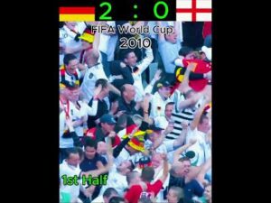 Germany 🇩🇪 vs England 🏴 | FIFA World Cup 2010 1st Half Match 🔥⚽ | Football Shorts