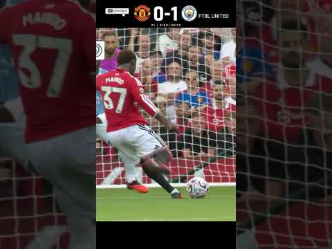 Man Utd vs Man City 0-1 | Match Highlights #football #highlights