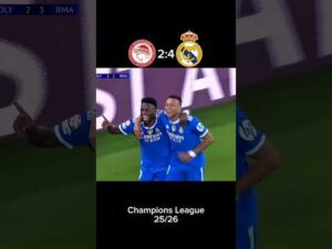 Champions League 25/26 | Olympiacos Vs Real Madrid