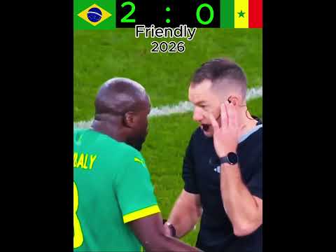 Brazil 🇧🇷 vs Senegal 🇸🇳 | FIFA Friendly Match 2025 Full Highlights ⚽🔥 | Football Shorts