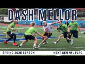 Dash Mellor Football Highlights | Spring 2025 Season | Next Gen NFL Flag (Dana Point, California)
