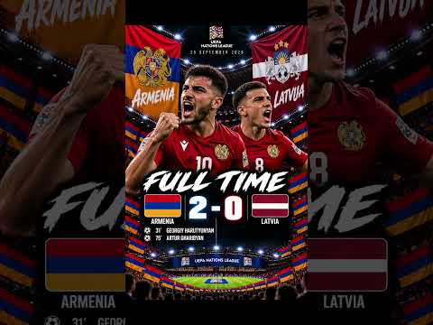 🔴 Armenia vs Latvia 2 – 0 | HIGHLIGHTS & GOALS | UEFA Nations League 2026