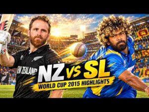 Newzealand vs Srilanka 2015 world cup highlights | Kane williamson