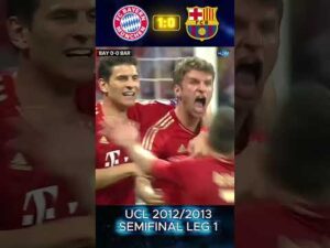 Bayern Munich DESTROYED Barcelona 4-0 😱🔥 | UCL 2013 #shorts