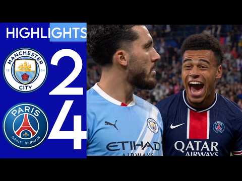 PSG VS Manchester City 4-2 Highlights UEFA Champions League 2027 PSG – MAN CITY
