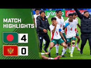 HIGHLIGHTS | Bangladesh U15 vs Montenegro U15 Today Match | FIFA U15 WORLD CUP & Festival 2026